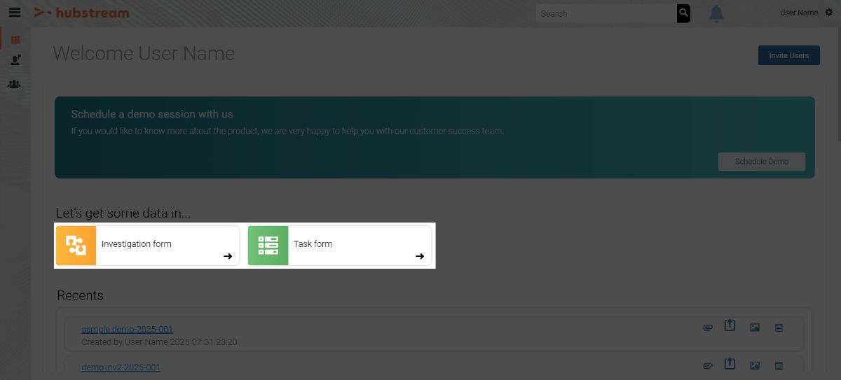 Explore Investigation Form